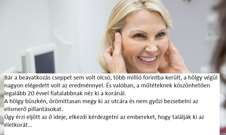 Az agyonplasztikázott nő fölényesen dicsekedett a korával, ám egy bácsitól olyan leckét kapott, hogy azóta alig mer utcára lépni